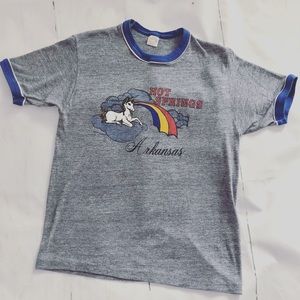 Vintage unicorn and rainbow Arkansas shirt